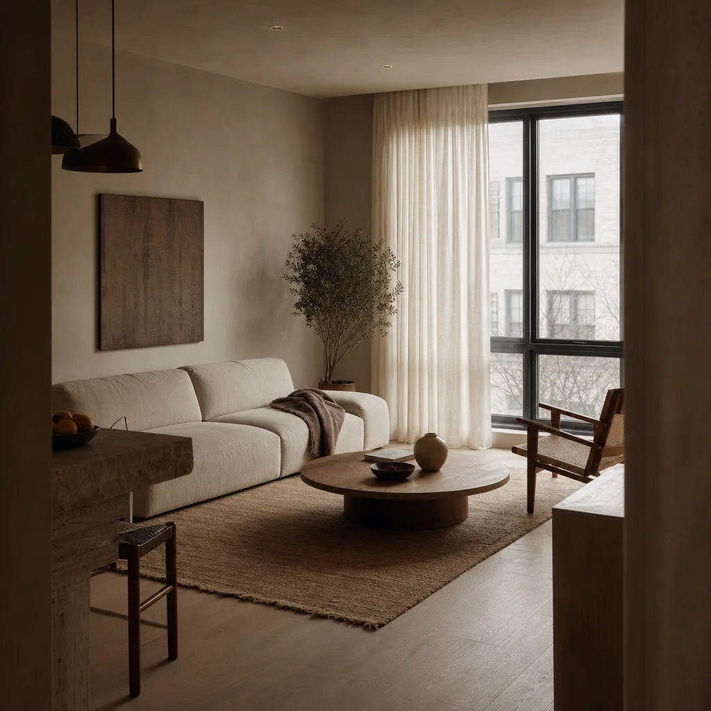 Warm Minimal Apartment